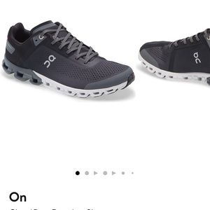 On Cloudflow Running Shoe Men’s 8.5 Black/Grey- Like New!